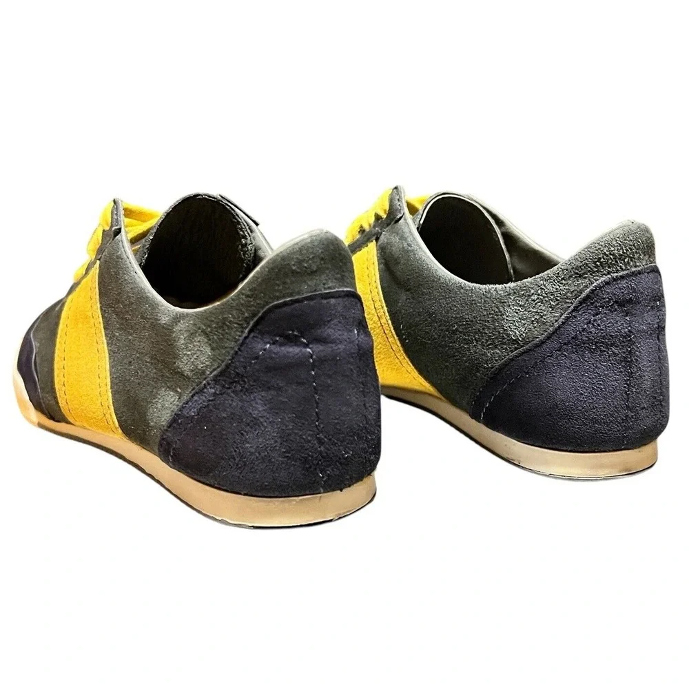 Emerson Fry‎ Woman Suede/Leather  Daily Trainers Navy/ Mustard Portugal EU 36